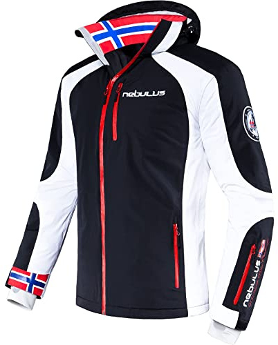 Nebulus Davos - Cazadora de esquí para Hombre Negro Negro Talla:XX-Large