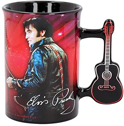 Nemesis Now Elvis Tasse, 13 cm, Rot
