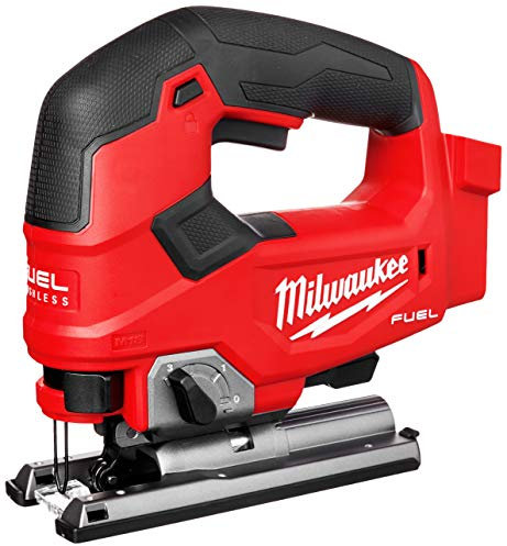 Milwaukee M18 Fuel D-Handle Jigsaw, 18V, Brushless, 3500 RPM, 10T, 15° Angle, Black