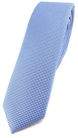TigerTie - schmale Designer Krawatte in fein gepunktet - Krawatte 4,5 cm Breite