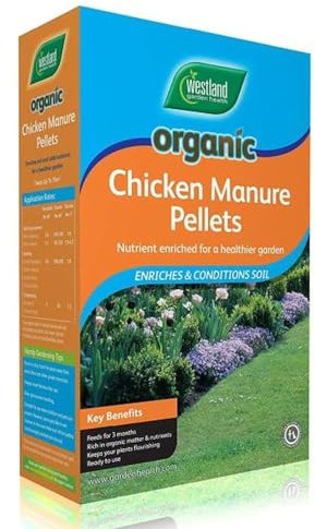 Westland Organic Chicken Manure Pellets 2.25Kg + 25% Extra Free 2.82Kg (20100421)