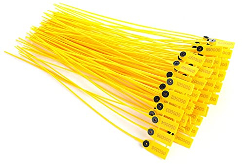 Bridas numeradas Etiquetas de plastico Precinto de seguridad de plástico Precinto de seguridad Corbata 40 cm Etiqueta Corbata con numeración