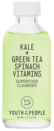 Youth To The People Superfood Cleanser, Ansiktsrengöring, Berikad med grönkål, grönt te och spenat, pH-balanserad, För alla hudtyper, Mild sminkborttagning för känslig hud, 59 ml