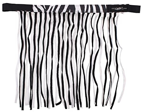 ARBO-INOX - Fliegenfransen - einfach - farbig - mit oder ohne Ohren (Mini Shetty, Zebra)