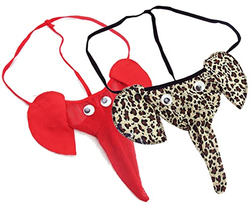 VemeFufu Perizoma G String Slip Tanga Uomini Sexy Elefante Tronco Intimo Uomo Hot Vita Bassa Elastici Thong Maschile Mutande