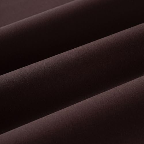 Wooqu Buchtuch, Stoffoberfläche und Papierrückseite, einfach zu bedienen, stark, 43,2 x 73,7 cm, zum Buchbinden, Schokoladenbraun