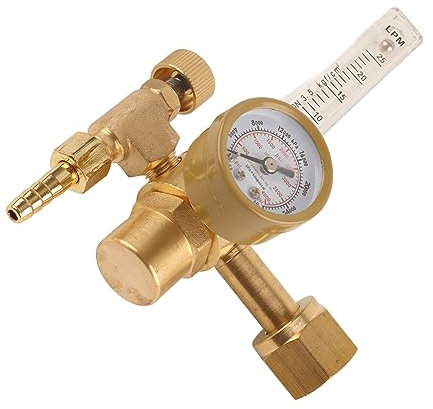 Argon-Regler-Druckminderer mit Manometer, Manuelle Einstellung für den Schweißbetrieb