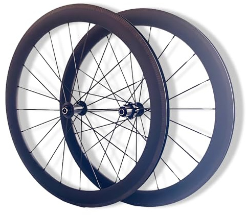 HZXQCVB V-Brake Laufradsatz Kohlefaser 700C Rennrad Höhe 50mm Felgen Schnellspanner 100mm/130mm 20H Naben Für 8/9/10/11/12 Gang Kassette Vorder- Und Hinterrad