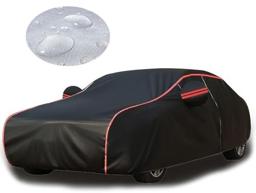 Auto Abdeckplane Autoabdeckung für smart Brabus Fortwo 2003-2019,Wasserdicht Atmungsaktiv Vollgarage Autoplane Staubdicht Winddicht Schneedicht UV Schutz Outdoor Garage L1115