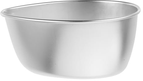 Garneck Piccolo Contenitore in Acciaio Inossidabile Per Budino Bollito Ciotola Portatile Per Servire Budino Robusta Ciotola Di Preparazione Per Porzioni Individuali