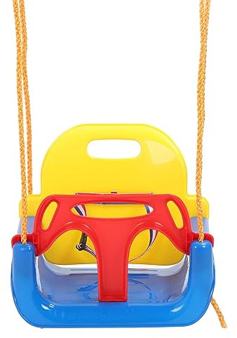 HWGING 3-in-1-Schaukel-Set für Kleinkinder, Babyschaukelsitz, rutschfest, bequem, abnehmbar, für Spielplatz, drinnen und draußen, Blau