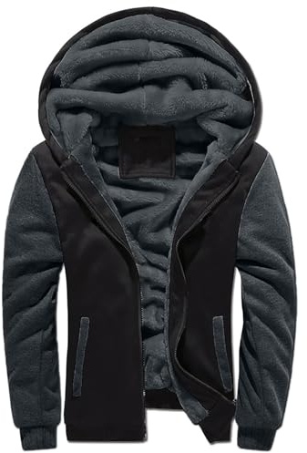 uxxnjfg Giacca Invernale Uomo Running Felpa con Cappuccio Primaverile Felpe Giacca Elegante Autunno Pullover da Lavoro Trekking Sweatshirt