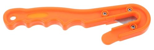 GRIRIW Coltello da Sub Taglierina Portatile Compatta Arancione 56X20Cm con Lama Affilata e Impugnatura Ergonomica per Emergenze Subacquee e Taglio Sartiame Pesca