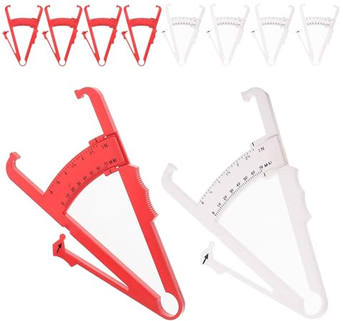 Lurrose Outil de Mesure Graisse Corporelle Précis 10pcs en Plastique pour Fitness Pince à Pli Cutané Haute Sensibilité et Mensurations Corporelles
