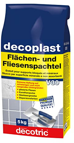 decoplast Flächen- und Fliesenspachtel innen und außen 5kg