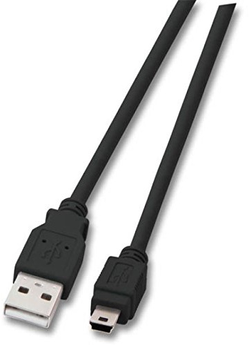 EFB Electronics Câble USB 2.0 A/Mini B 1,5 m – USB A, Mini-USB B, 2.0, connecteur mâle/mâle, Noir