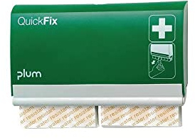 Plum 5501 QuickFix Pflasterspender mit 90 wasserfesten Pflastern, Grün