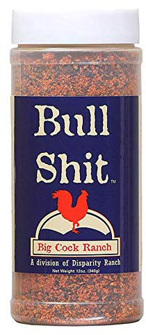 Bull Shit Steak Seasoning - In the Oven, Pan, Grill or BBQ, Bring Out the Tender Goodness of Ribyeye, T-bones, Fillets and Sirloins. No MSG or Gluten. | Gluten Free, No MSG, Pepper Garlic Herb Blend, BBQ Rub For Steaks, Beef, Chicken, Pork, Fish, Vegetables & Potatoes