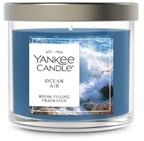 Yankee Candle Small Tumbler Scented Candle with up to 40 Hour Burn Time, Premium Plant Wax Blend for Consistent Burn, 4.3 oz Tumbler Candle with Room Filling Fragrance, Ocean Air
