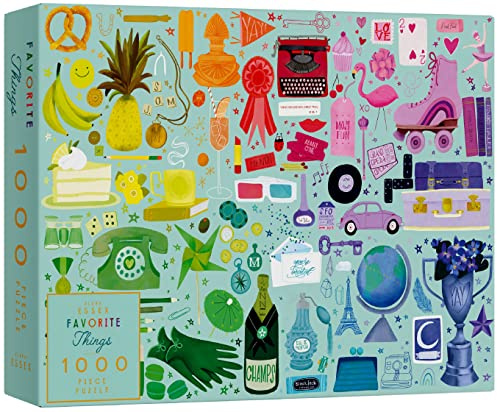Elena Essex Puzzle Erwachsene - Favorite Things/Puzzle 1000 Teile Erwachsene/Puzzel/Puzzle für Erwachsene/Farbverlauf/Größe 70 x 50 cm