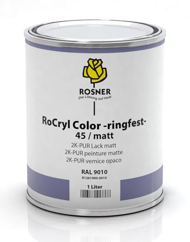 MIPA Rosner RoCryl Color -ringfest- Fertigtöne matt/RAL 9016,1L,ringfester Lack