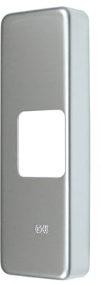 SN-TEC Abdeckung für GU Schiebetür PSK Drehgriff DIRIGENT 966/976, 34225 oder auch 30152 (Silber EV 1, DIN LINKS)
