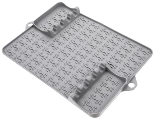 KITANDOVE Grillzubehör-pad Hitzebeständige Silikon-bratpfannenabdeckung Grillmatte Nicht Topffeste Matte Outdoor-Grill-Werkzeuge
