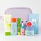 QUIYUM Coffret de soins du visage, hydratant visage femme, coffret de soins de la peau 6 pièces visage, avec nettoyant, tonique, sérum, crème pour les yeux, hydratant, masque pour les lèvres