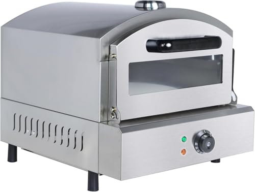 GAYAYAS Horno de Pizza Comercial para Interiores, Fabricante de Pizza Multifuncional para Interiores, hornos de Pizza ultrarrápidos, máquina para Hacer Pizza de sobremesa para restaurantes y hogares