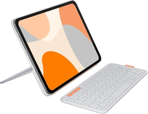 Logitech Flip Folio, Tastaturetui für iPad Pro 11 Zoll (M4) & iPad Air 11 Zoll (M2 & M3)(5. Generation - 2024) - Schützendes und verstaubares Bluetooth-Tastaturetui, Multi-Device - Grafit - QWERTY