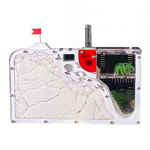 Ant Castle Habitat Kit - Clear View Ant Nest, Self - Sustaining Farm & Easy Observation Tool for Home, Classroom & Outdoor Exploration(S12:235 * 135 * 40MM)