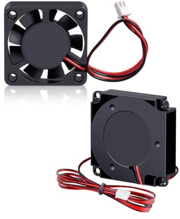 Super Print 4010 Blower Fan + 4010 Cooling Axial Fan DC 24V,40mm x 40mm x 10mm Dual Ball Bearing Brushless 3D Printers Hotend Cooling Turbo Fans for Ender 3,Ender 3 V2,Pro,Ender 5 Series.(2PCS)