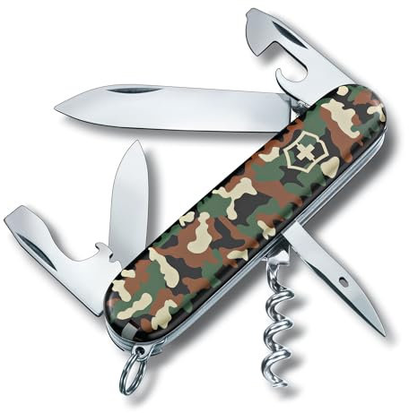 Victorinox, Spartan, Coltellino Svizzero, Originale, Multiuso, Campeggio, 12 Funzioni, Lama, grande, Cavatappi