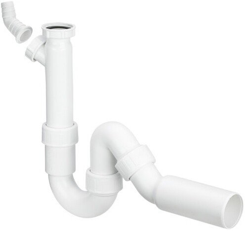 Viega 116668 Röhrengeruchverschluss 7985.30 für Spülen, 2 Zoll x 50 mm