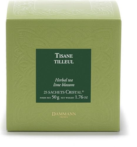 Tilleul - Tisane 25 sachets cristal - Dammann Frères