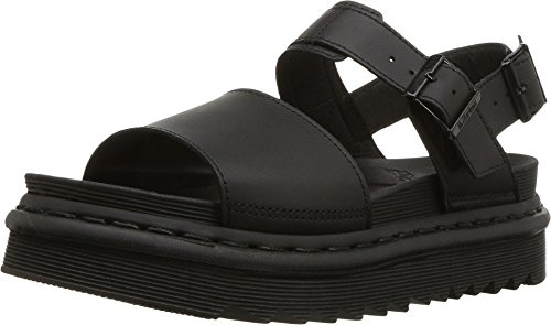 Dr. Martens, Women's Voss Sandals, Black Hydro, 11 US