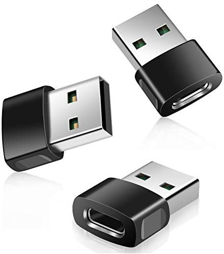 BASESAILOR Adaptateur USB C Voiture pour iPhone Air 3Pack,Convertisseur Type C Femelle vers A Mâle Chargeur USBC pour Apple 17 16 15 Pro Max,Airpods Pro 3,iWatch 11,iPad Mini 7,Samsung Galaxy S25 A56
