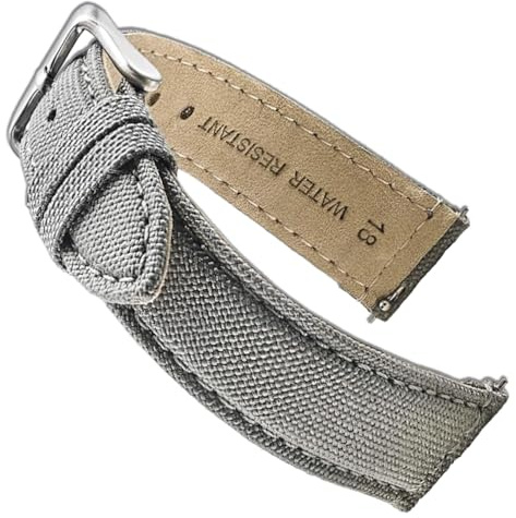 Alpines Uhrenarmband aus Cordura-Gewebe – Schnellverschluss-Ersatz-Uhrenarmbänder – wasserabweisendes Lederband mit Rückenfutter – Uhrenarmbänder für Damen und Herren – kompatibel mit normalen und