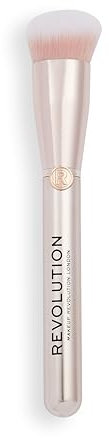 Revolution Create Pennello Fondotinta Angolato (R8) - Pennello Make-up per Stendere e Scolpire il Fondotinta, Viso e Collo, Vegano e Senza Crudeltà