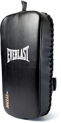 Everlast Titan Thai Pad – Muay Thai Pads for Kickboxing, Boxing Pad with Wrist Support & 5-Layer Impact Foam
