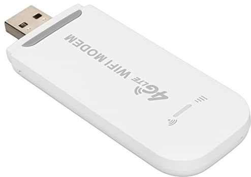 ASHATA 4G LTE Wireless Router 150 Mbits, Tragbares WLAN Modem für Tablet Laptop, Unterstützt 10 Benutzer, USB Schnittstelle