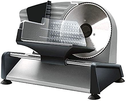Meat Slicer Machine,Meat Slicer Electric Deli Food Slicer Meat Deli Meat Cheese Food Slicer Food Deflector and Thickness Guide Remove Home Commercial Kitchen Pro,220V