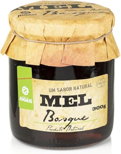 Honey from the Forest - 300g Jar - Based on Forest Flowers - Ideal for Desserts and Breakfasts - Gluten and Lactose Free - 100% Product - Gourmet Product of Portuguese Origin