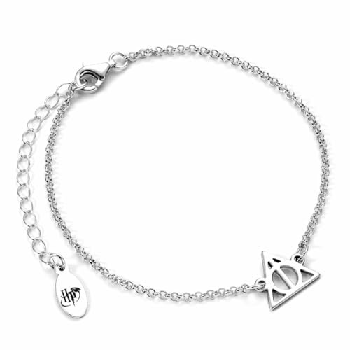 Harry Potter Deathly Hallows Unisex Armband silberfarben