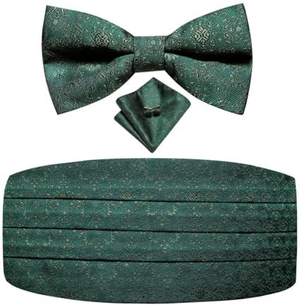 Luxuriöses solides Kummerbund-Fliegen-Set, formelles Smoking-Korsett, elastischer Gürtel für Herren, Hochzeit, Kummerbunds, YF-2032, Einheitsgröße