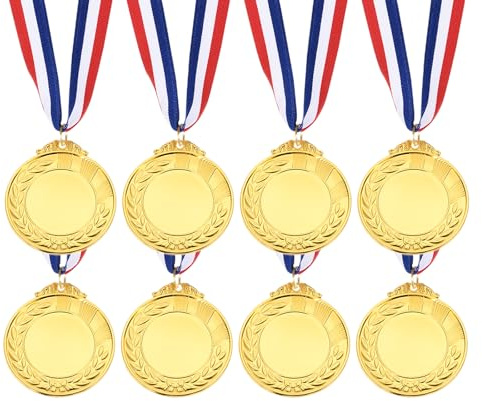PATIKIL Metall Medaillen Stück ., und Platz Gewinnermedaillen mit Medaillenband für Sportspiele, Veranstaltungen, Wettbewerbe, Rechtschreibwettbewerbe
