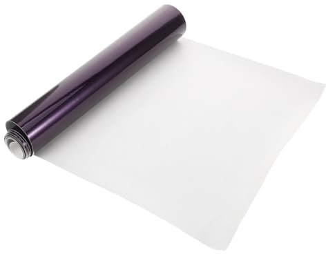 Cabilock Hochglänzende Lila Vinyl Autofolie 1,52x30m Selbstklebend Vollflächige Fahrzeugfolierung Metallic Finish Kratzschutz Für Auto Tuning