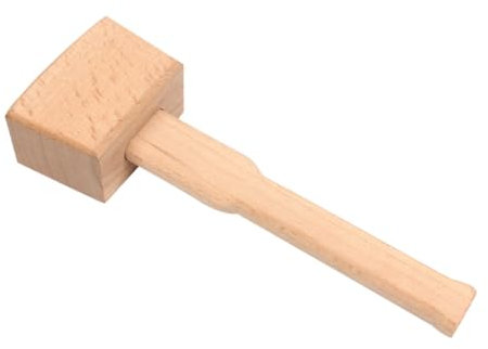 Veemoon Holzhammer Aus Hochwertigem Buchenholz Langlebiger Diy Holzklüpfel Für Leder Holzschnitzarbeiten Praktisches Schnitzwerkzeug Für Schreiner Und Heimwerker Komfortabel Und Robust