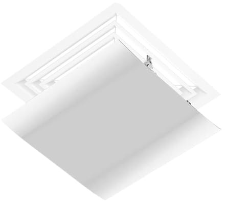 Déflecteur de climatisation | Grille de chauffage carrée, grille réglable, diffuseur pour centrale, maison, cave, garage, camping-car, intérieur plafond