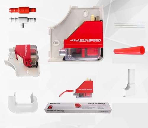 Pompe à Condensat Ultra Silencieuse – Kit Complet avec Goulotte – Relevage pour Climatisation jusqu’à 20kW – AquaSpeed